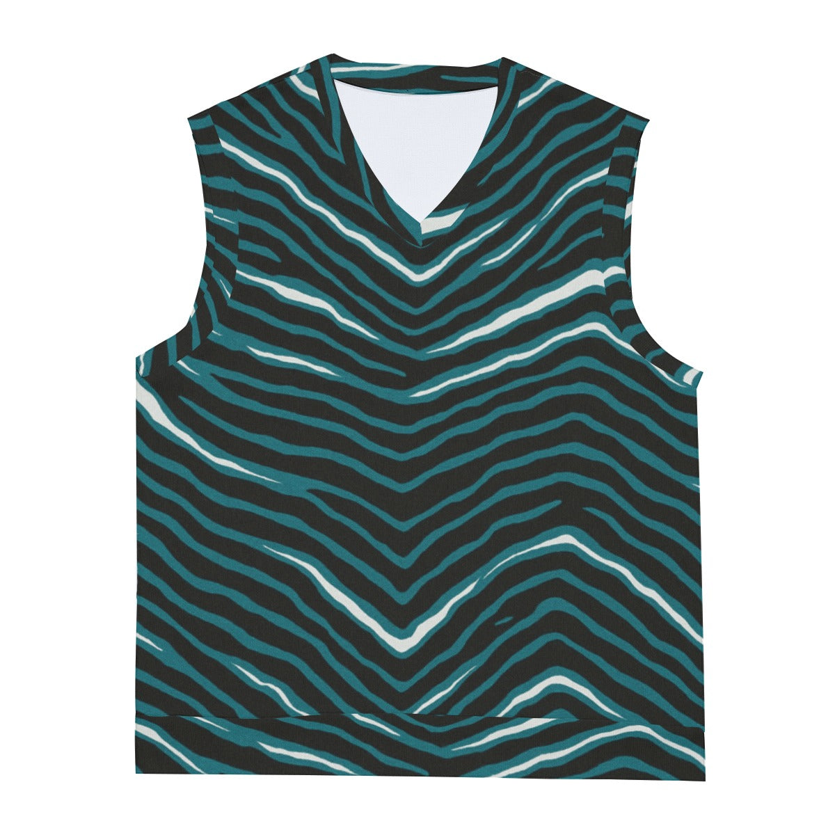 Philadelphia Football Game Day All-Over Print Men's Imitation Knitted V-neck Vest