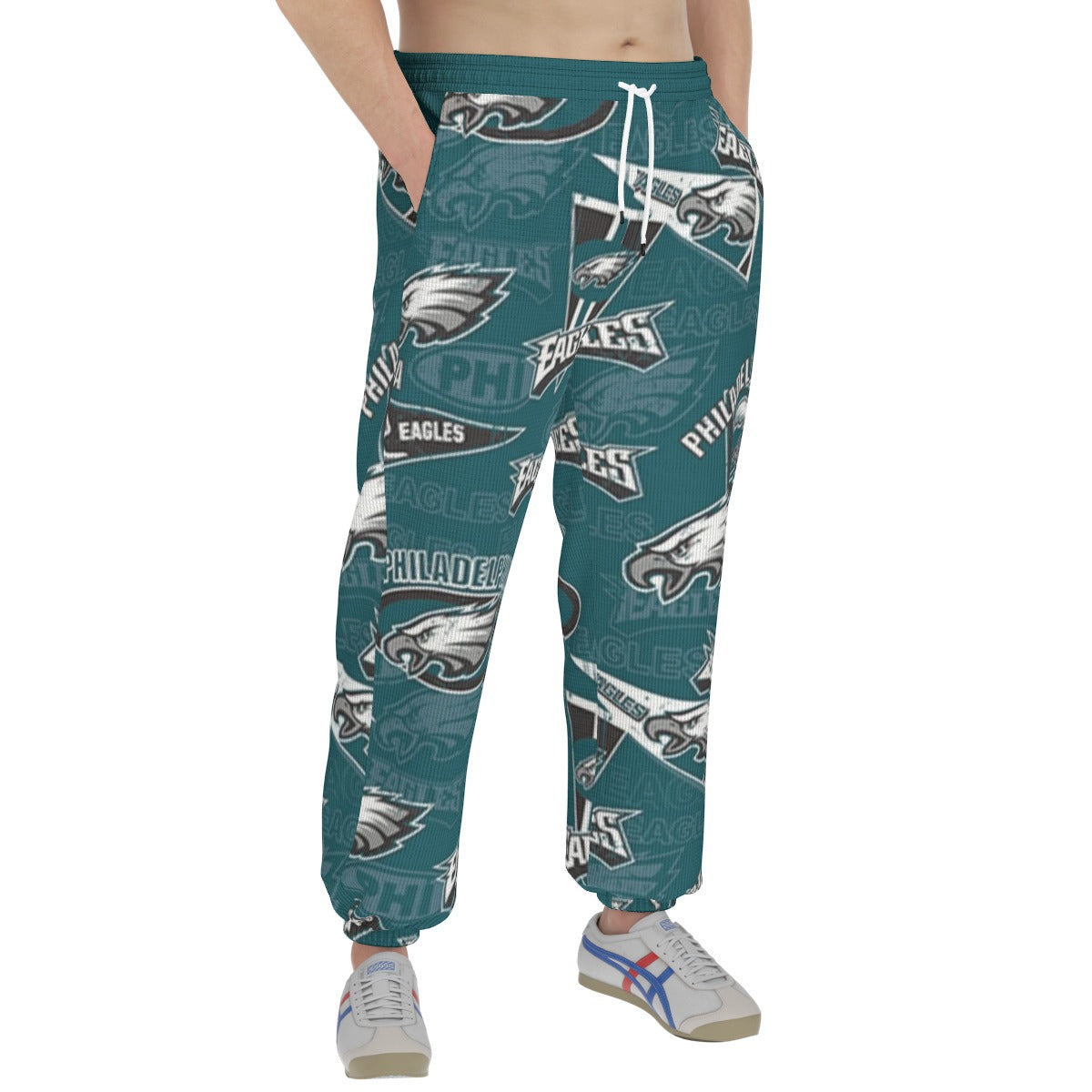 Philadelphia Football Game Day All-Over Print Men'S Thick Sweatpants
