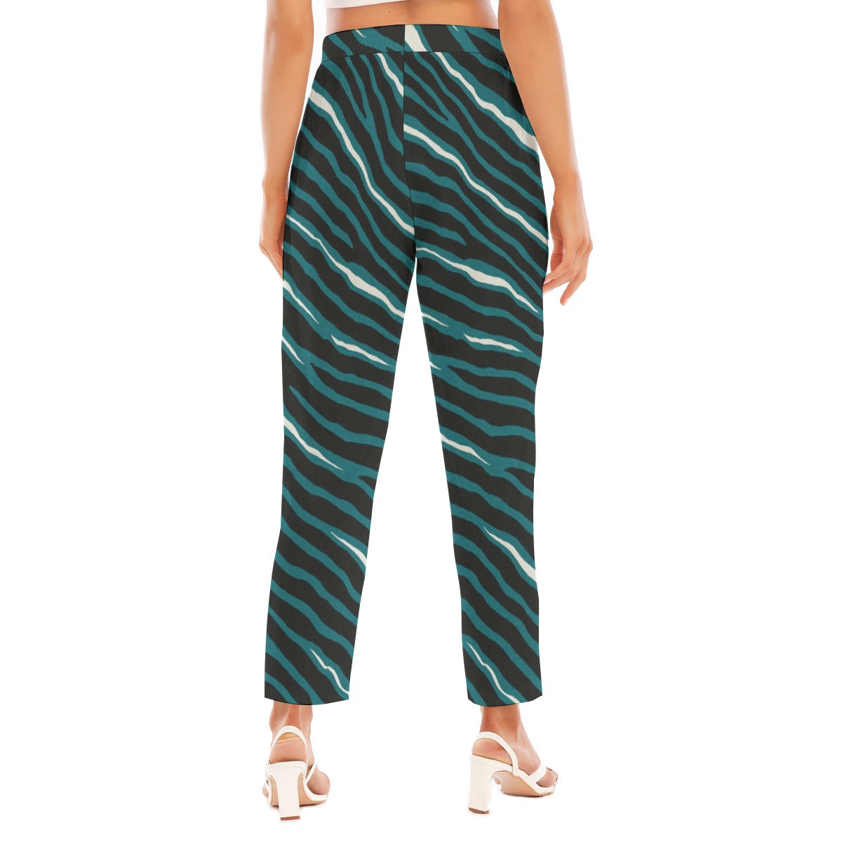 Philadelphia Football Game Day All-Over Print Women's Loose Straight-leg Pants