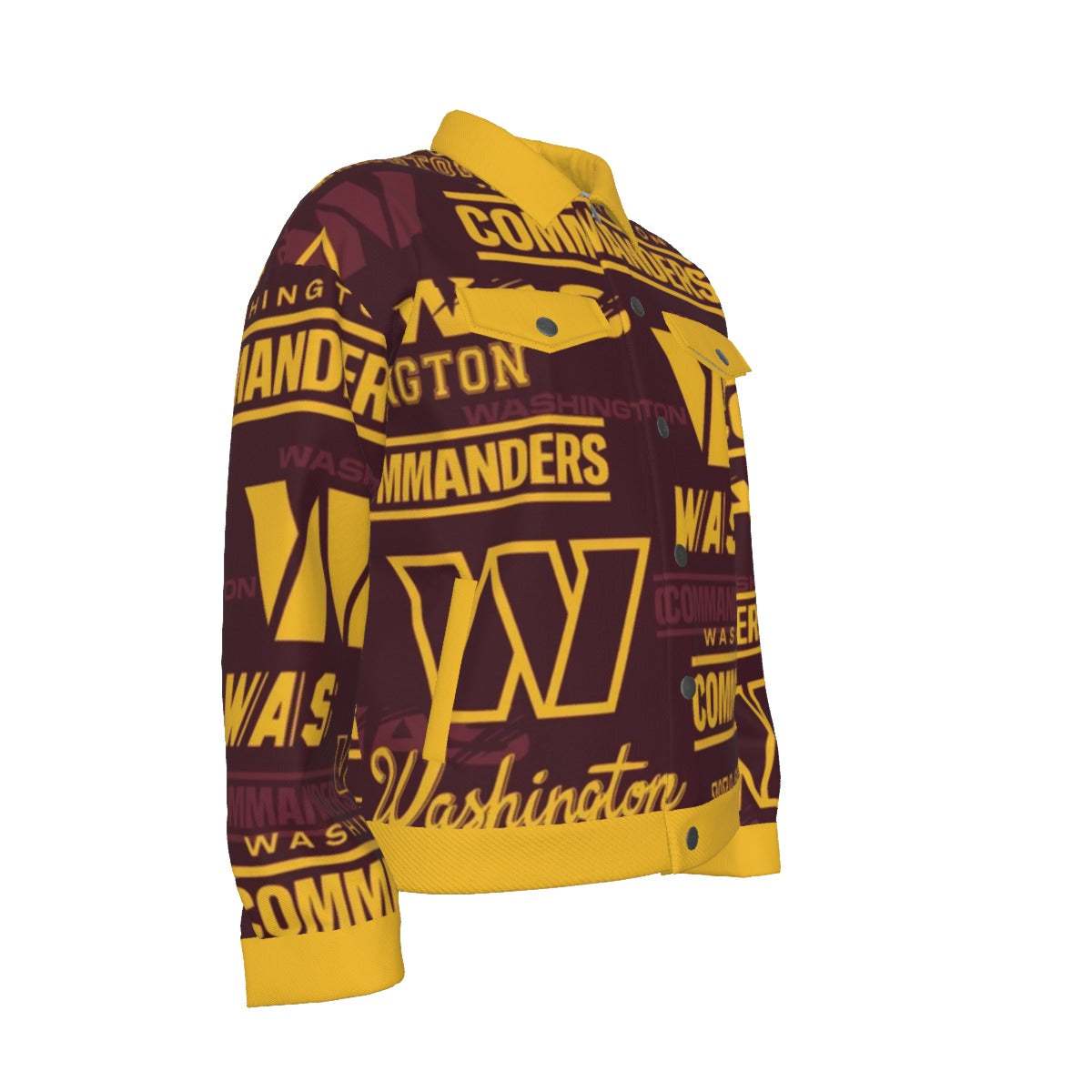 Washington Commanders Unisex Lapel Jacket | 245GSM Cotton