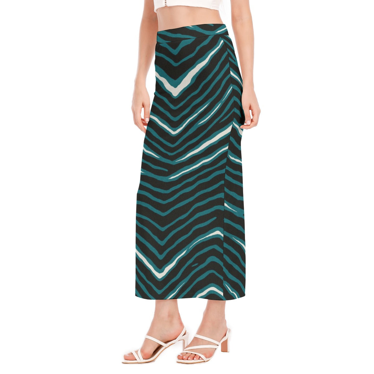 Philadelphia Football Game Day All-Over Print Women's Side Slit Skirt