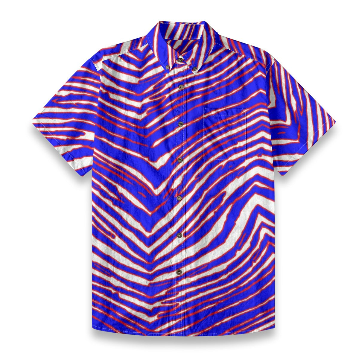Buffalo Bills Zubaz Men's Breathable Cotton Shirt|125GSM