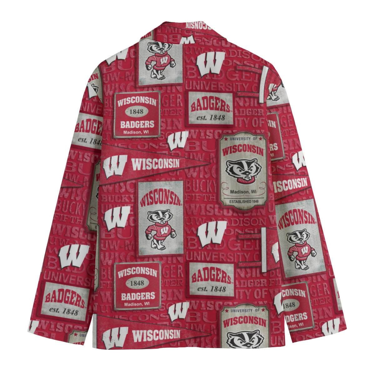 Houston - Cougars Game Day Flat Lapel Collar Blazer