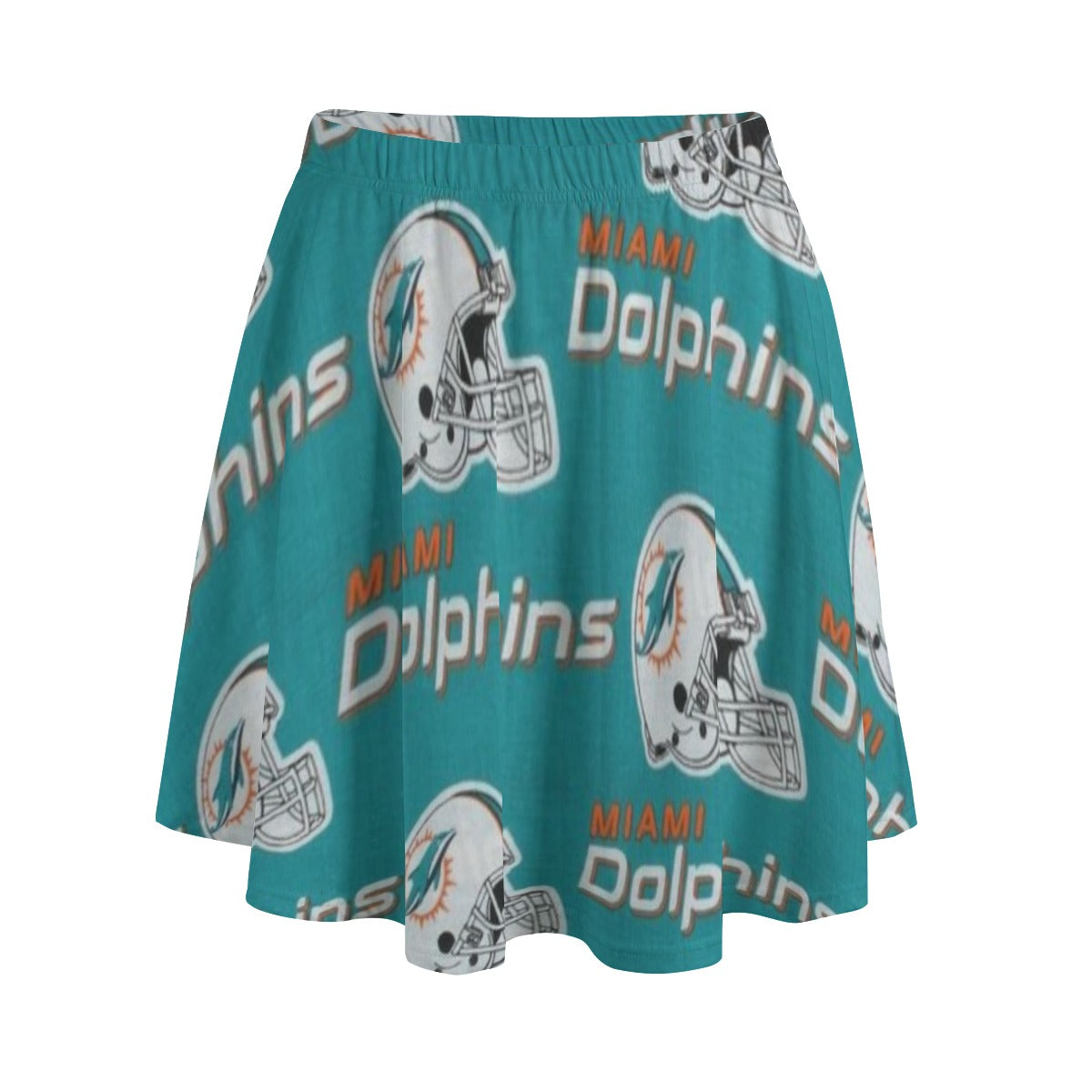 Miami Football Game Day All-Over Print Women's Bazyrey Skirts With pocket