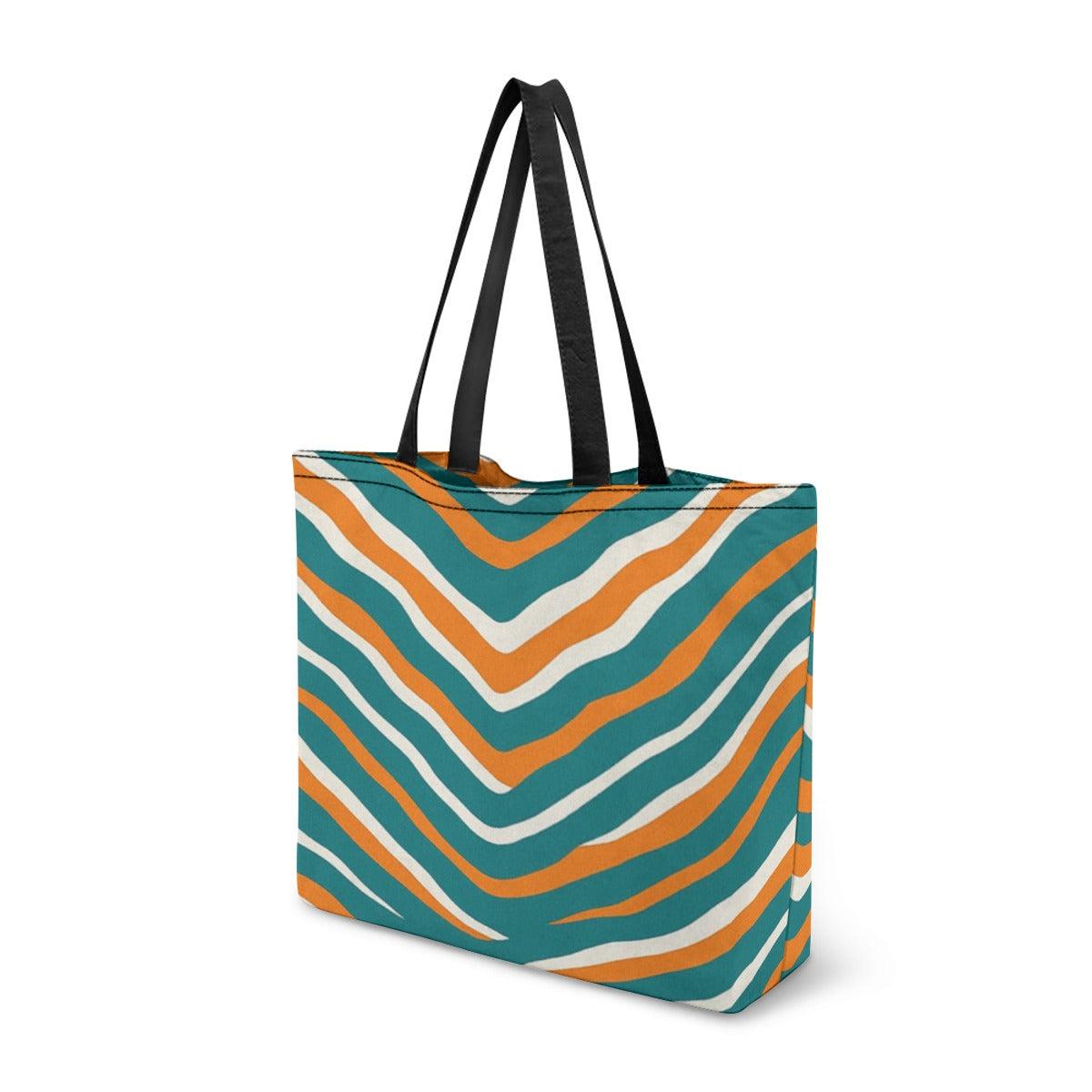 Miami Football Game Day Canvas shopping bag