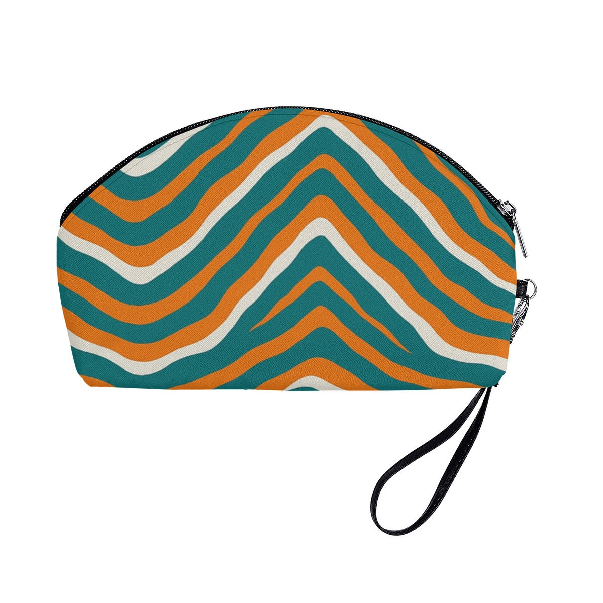 Miami Football Game Day Curved Cosmetic Bags