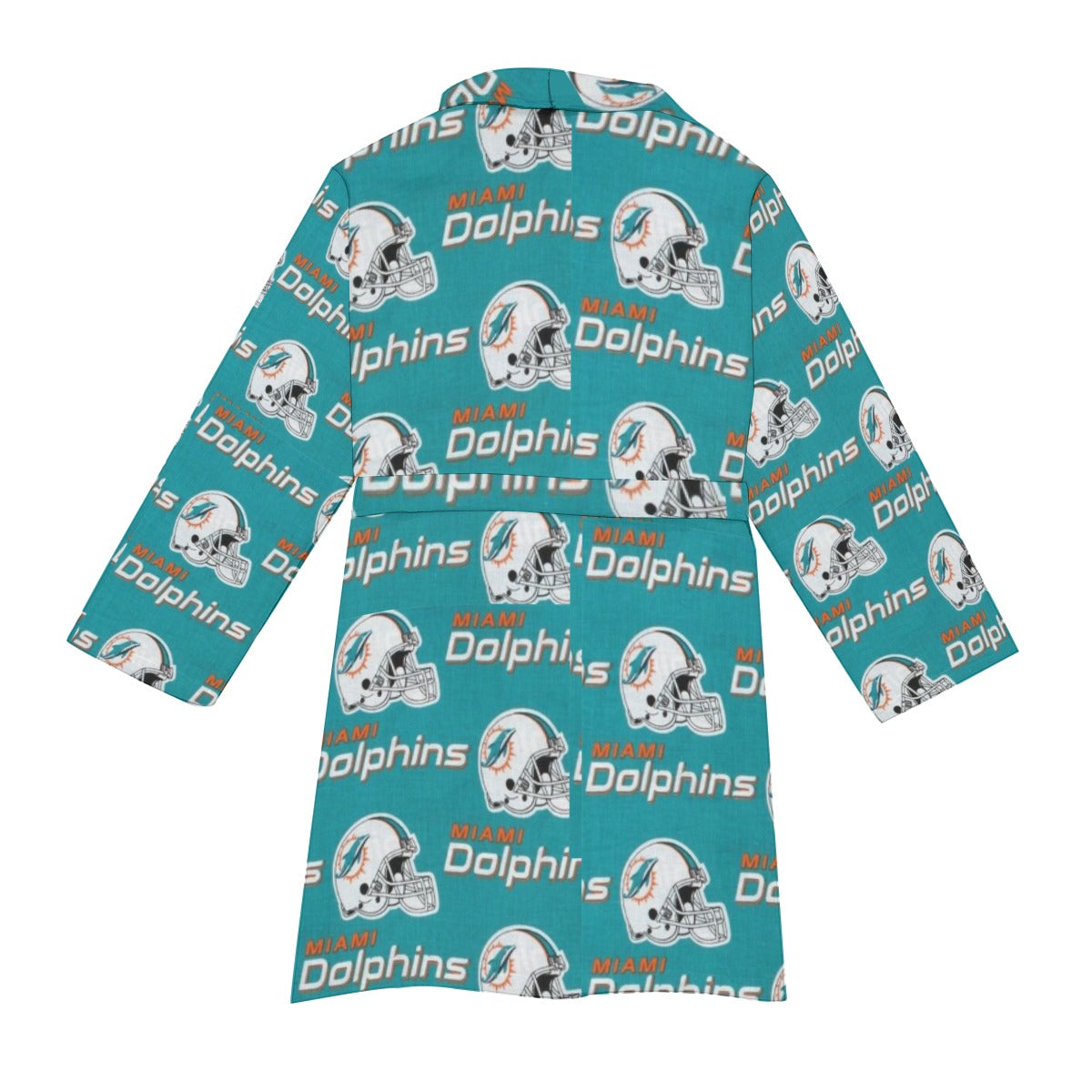 Miami Football Game Day All-Over Print Men's Borg Fleece Robe