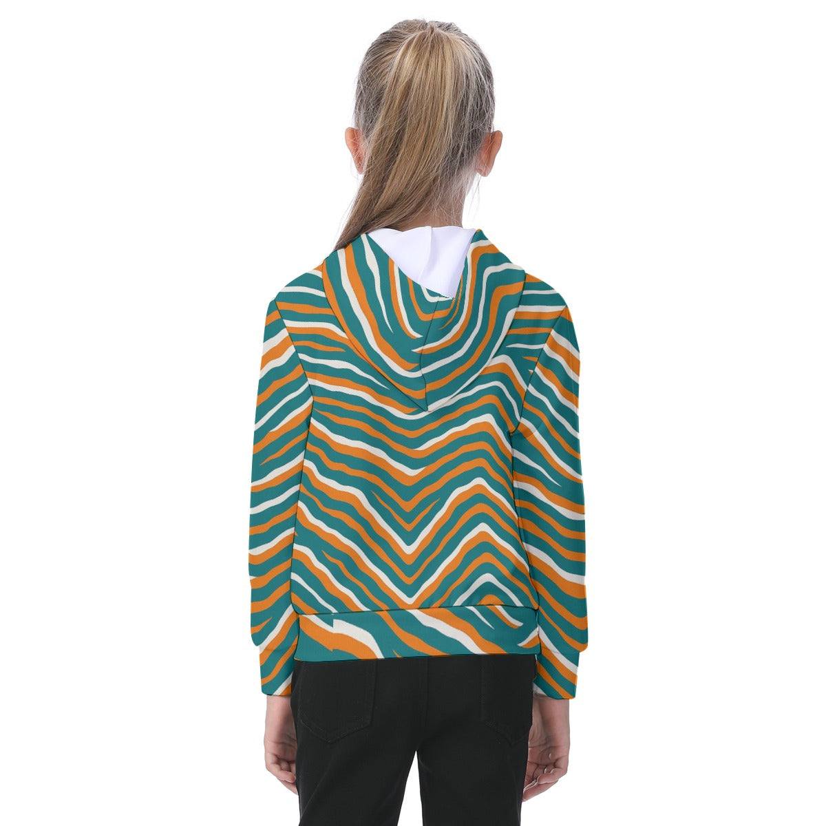 Miami Football Game Day All-Over Print Oversized Kid's Hoodie
