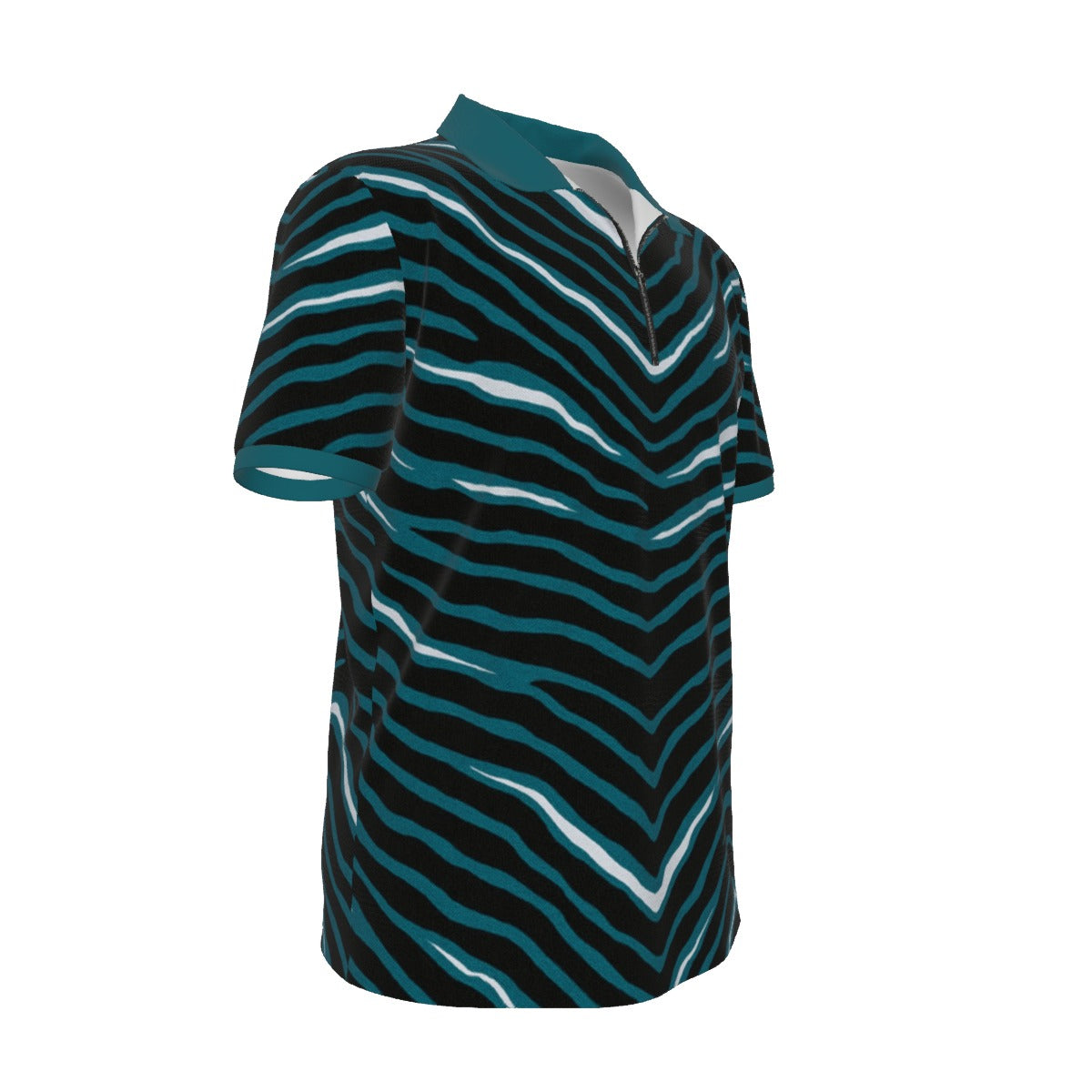 Philadelphia Football Game Day All-over Print Men's Polo Shirt with Zipper