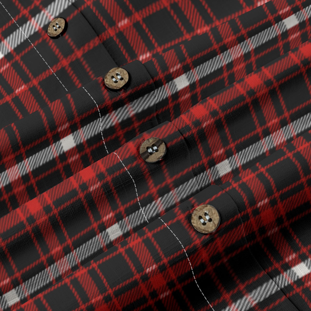 Nebraska Tartan Plaid Cornhuskers Women's Shirt | 125GSM Cotton