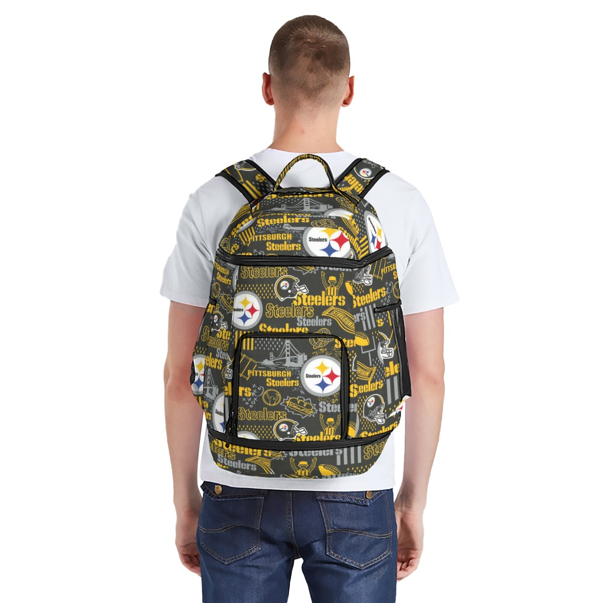 All-Over Print Multifunctional Backpack