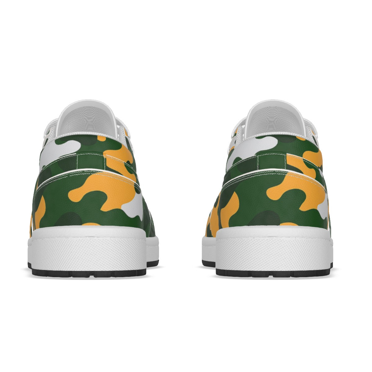 Green Bay Football Game Day Men's Low State Leather Stitching Shoes