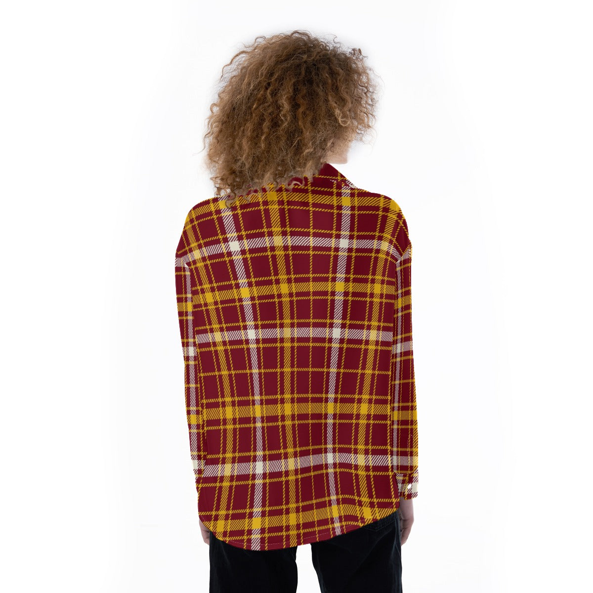Minnesota Tartan Plaid Golden Gophers Women's Satin Shirt