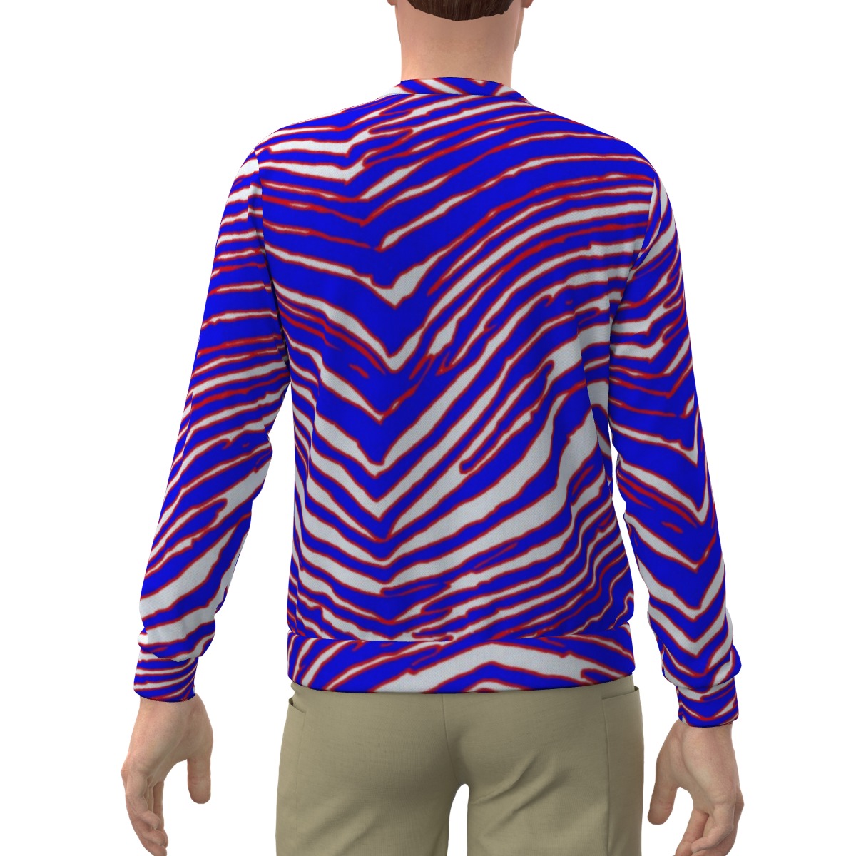 Buffalo Bills Zubaz Men's Sweatshirt