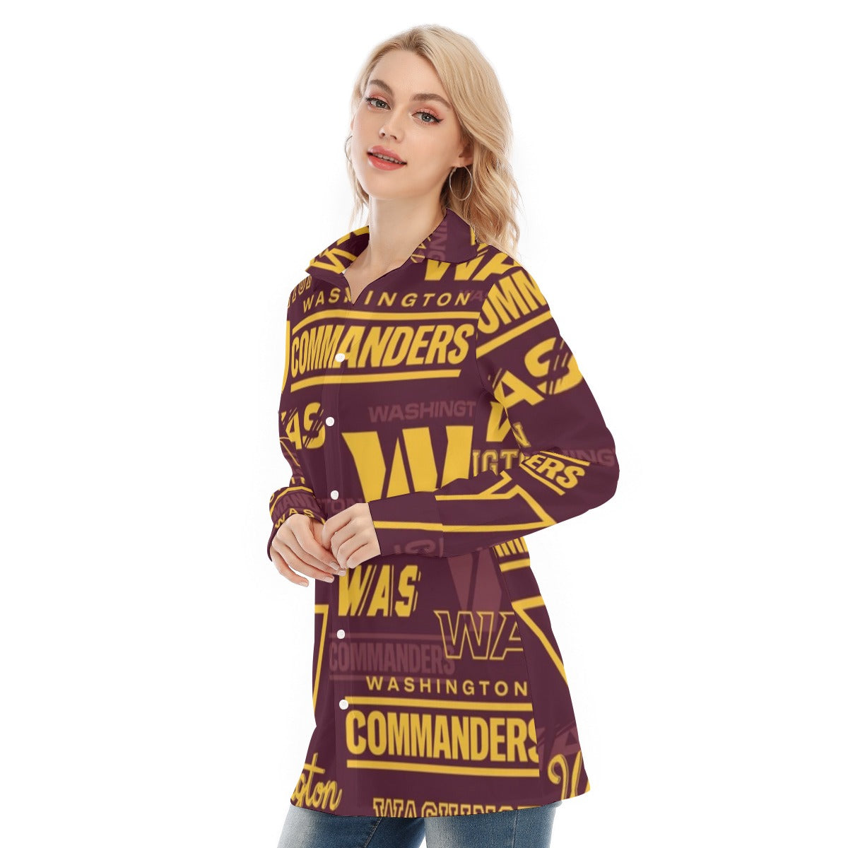 Washington Commanders Women's Long Shirt