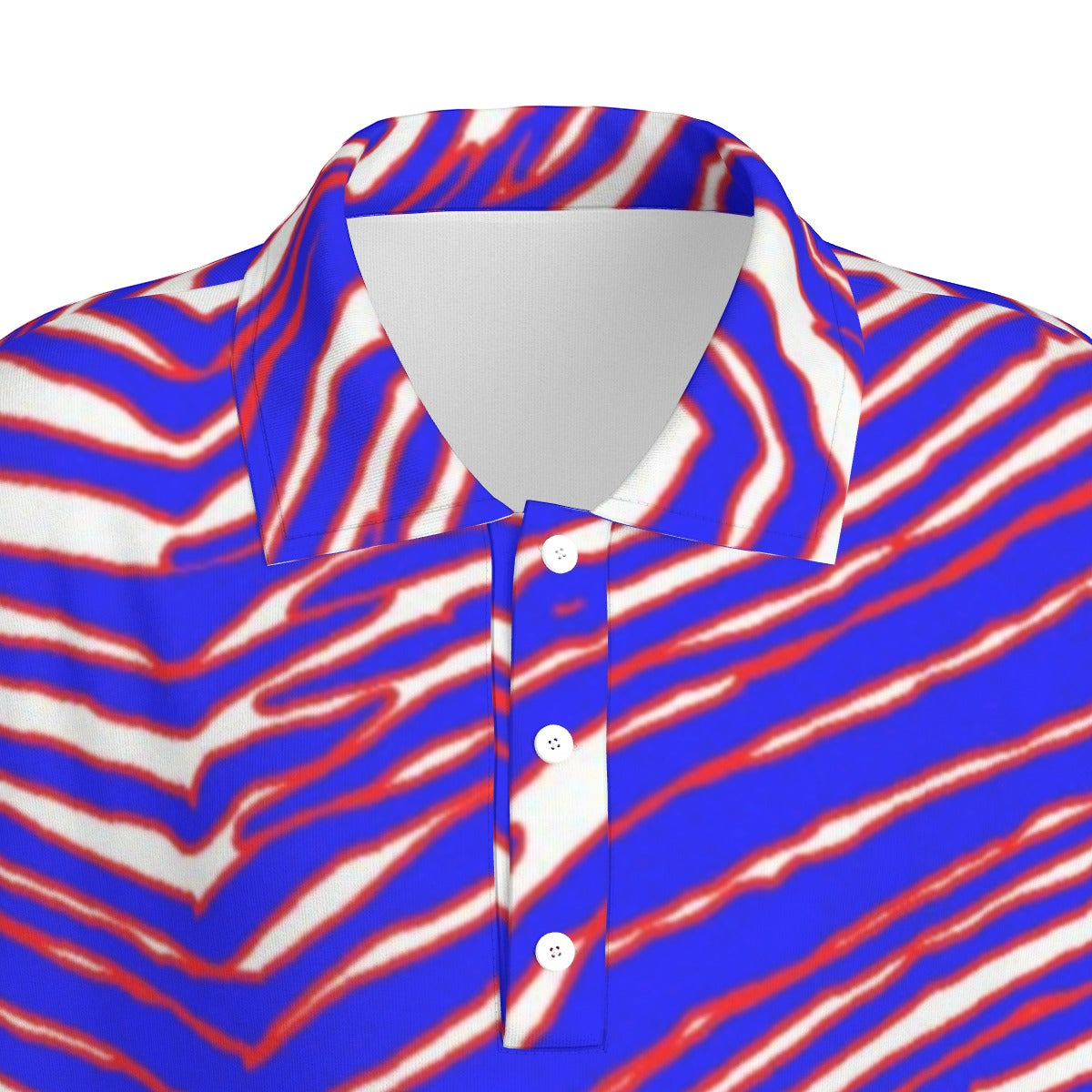 Buffalo Bills Zubaz Teenage Polo Collar Jersey
