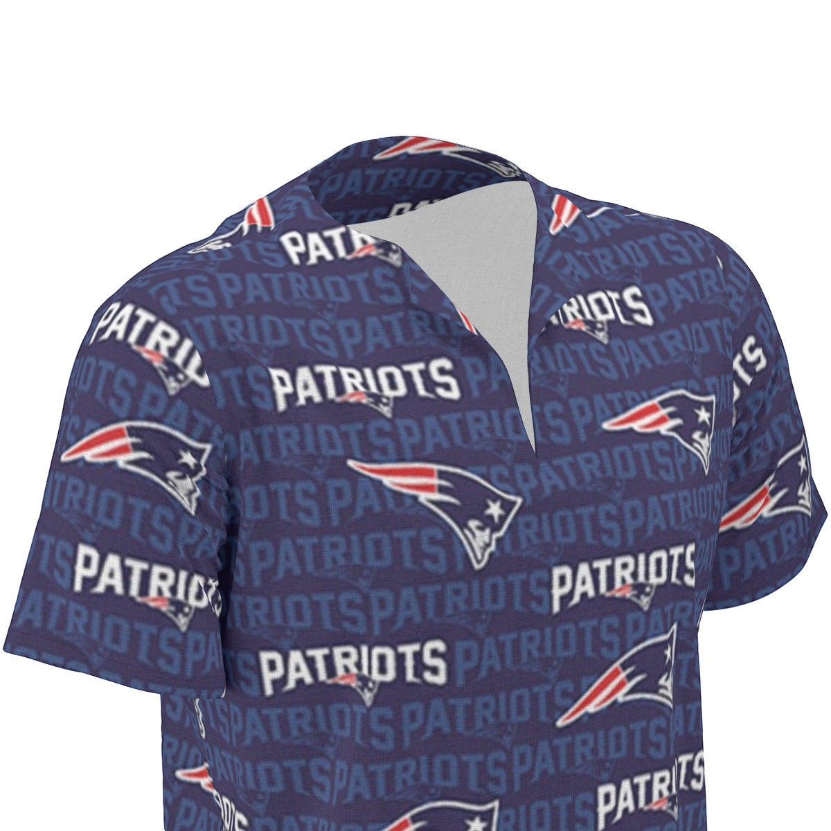 New England Football Game Day All-Over Print Men's African Dashiki Shirt