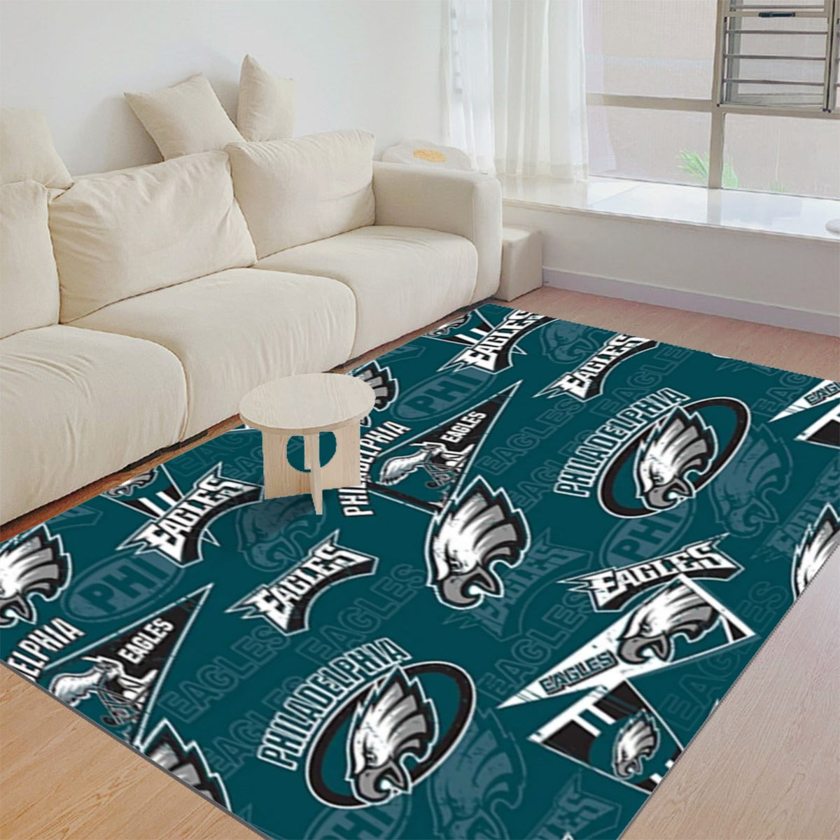 Philadelphia Football Game Day Foldable Rectangular Thickened Floor Mat