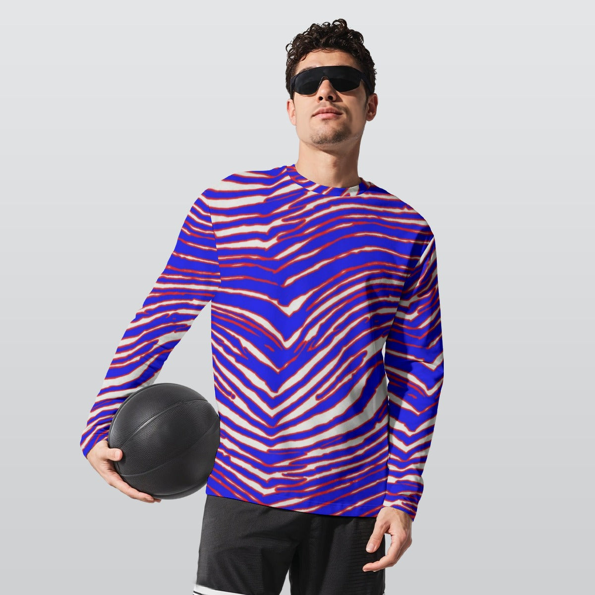 Buffalo Bills Zubaz Long Sleeve T-Shirt | 190GSM Cotton