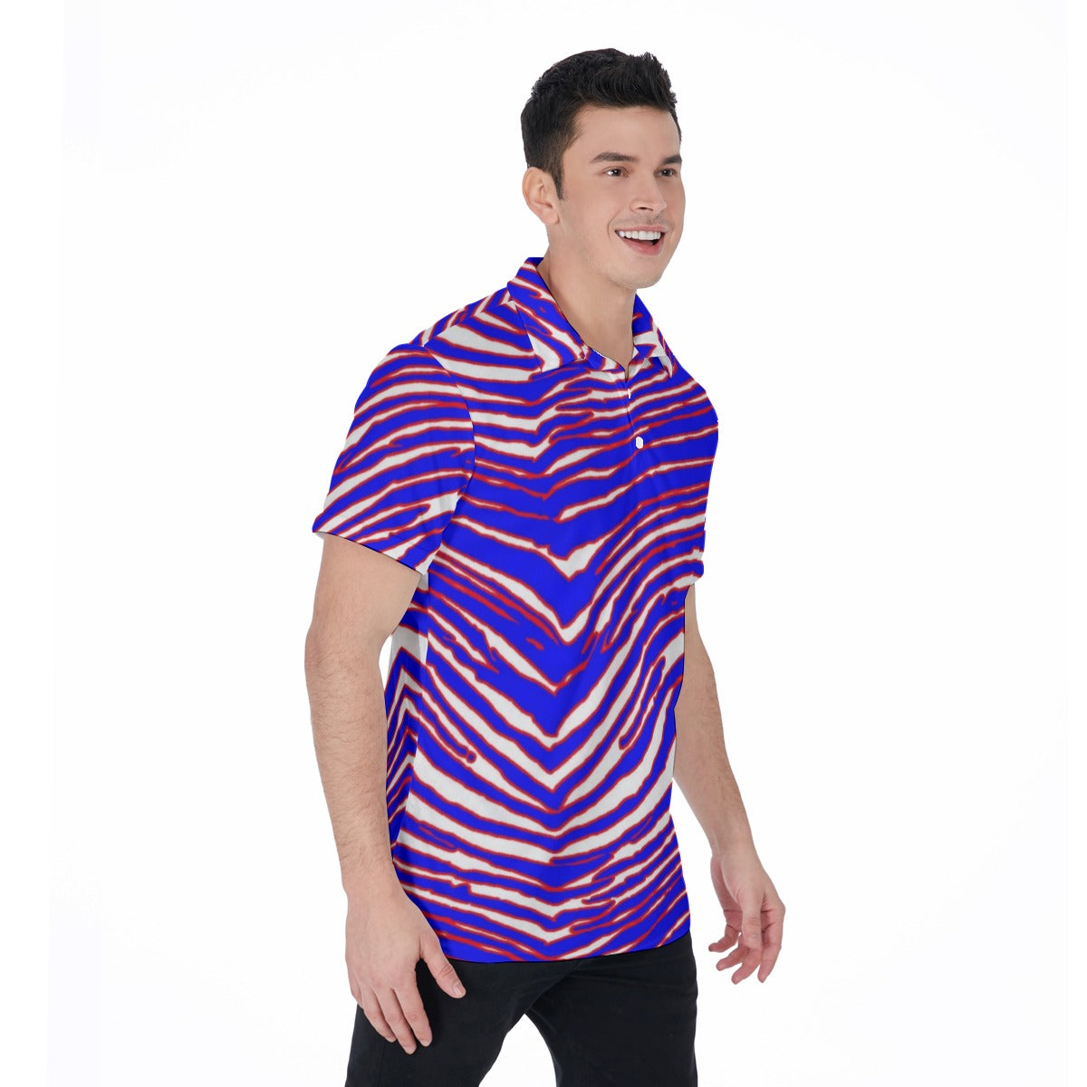 Buffalo Bills Zubaz Men's Polo Shirt