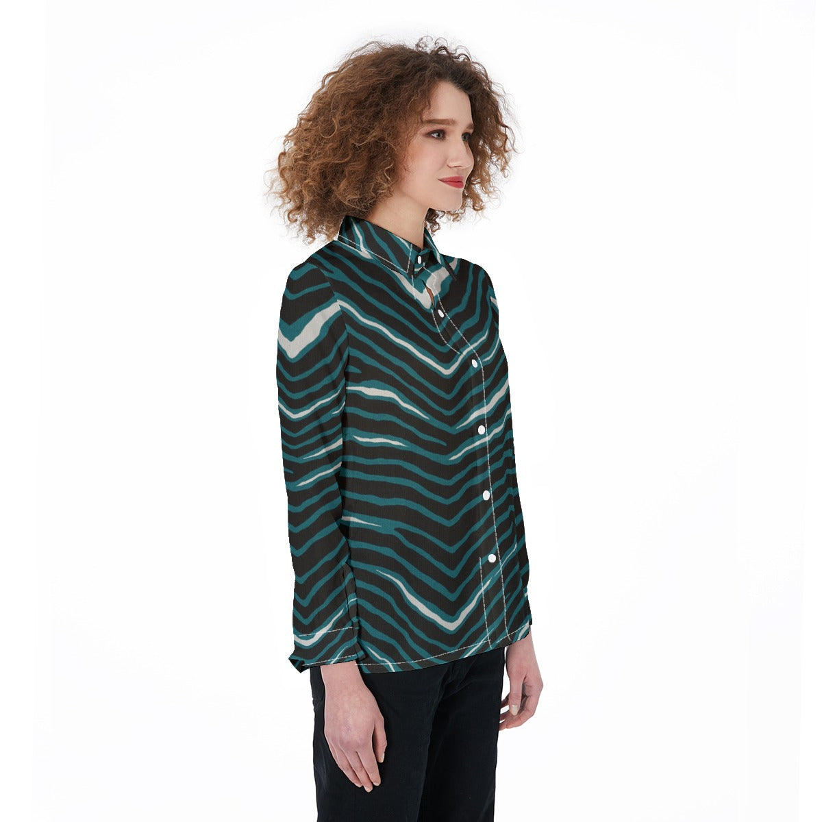 Philadelphia Football Game Day All-Over Print Women's Elastic-Back Shirt