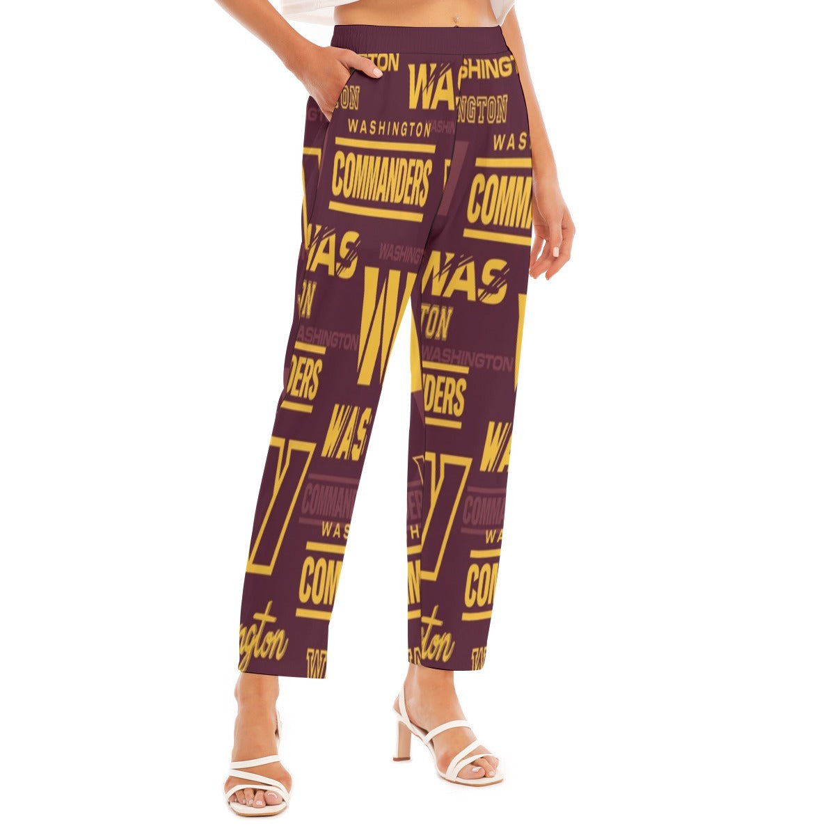 Washington Commanders Women's Loose Straight-leg Pants