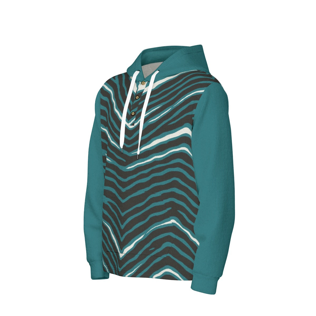 Philadelphia Football Game Day All-Over Print Men's Half Button Hoodie