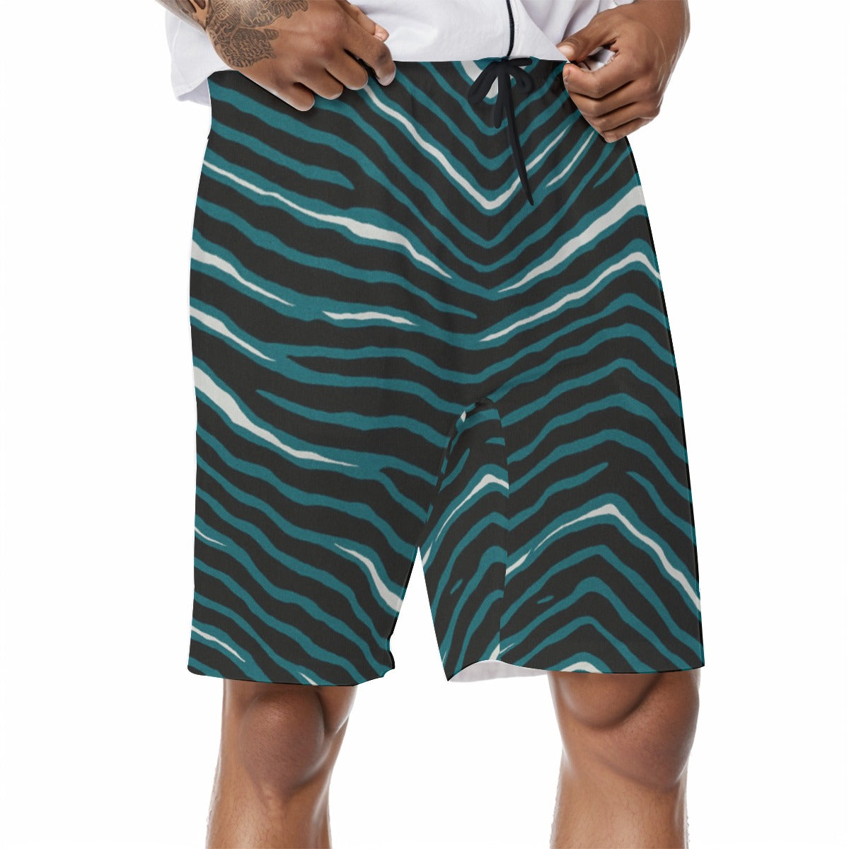 Philadelphia Football Game Day All-Over Print Men's Beach Shorts