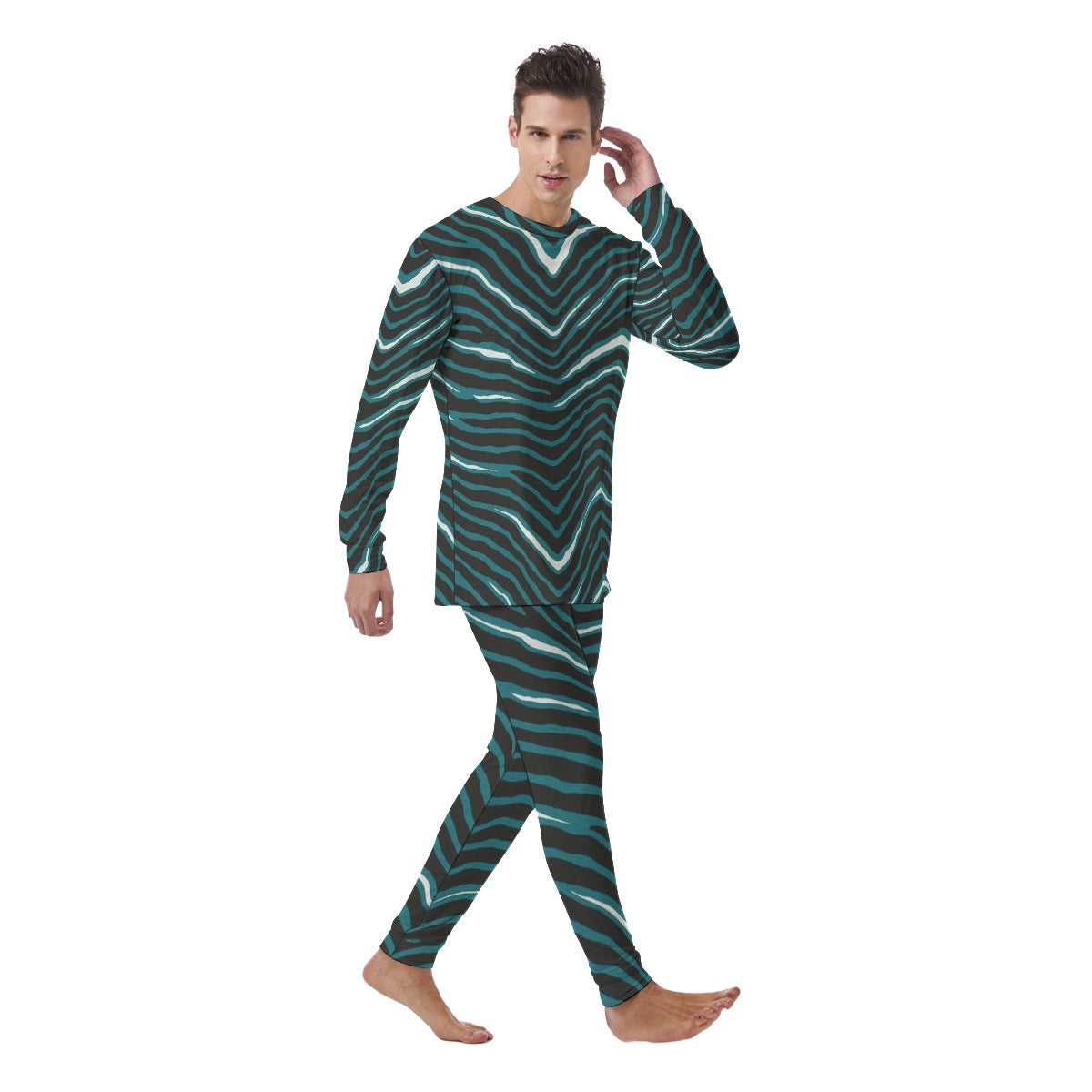 Philadelphia Football Game Day All-Over Print Men's Pajamas