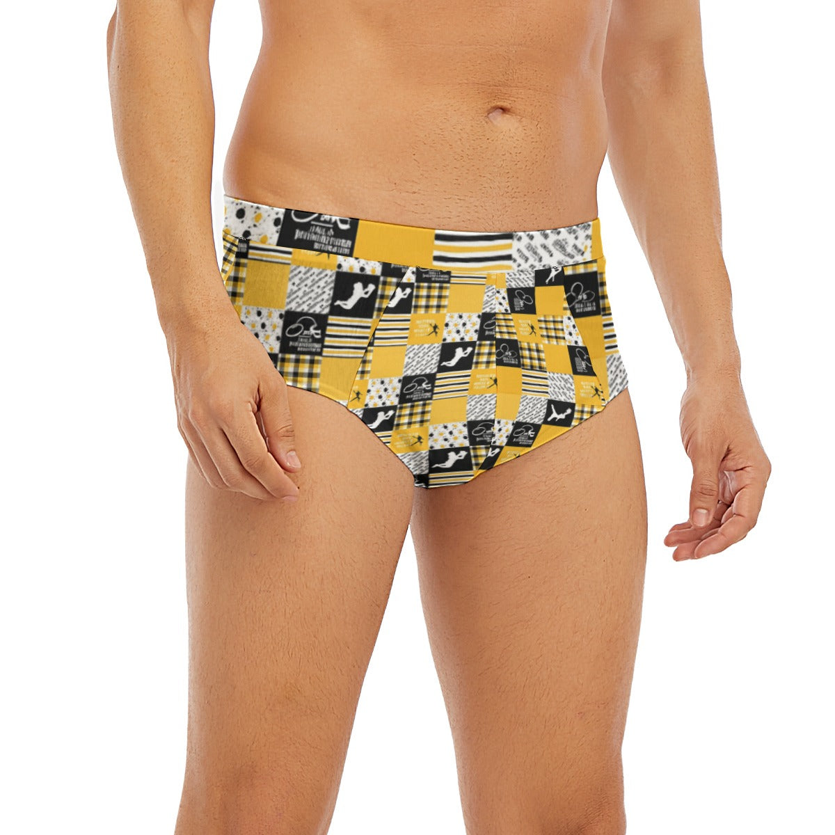 All-Over Print Men's Triangle Low-rise Underwear