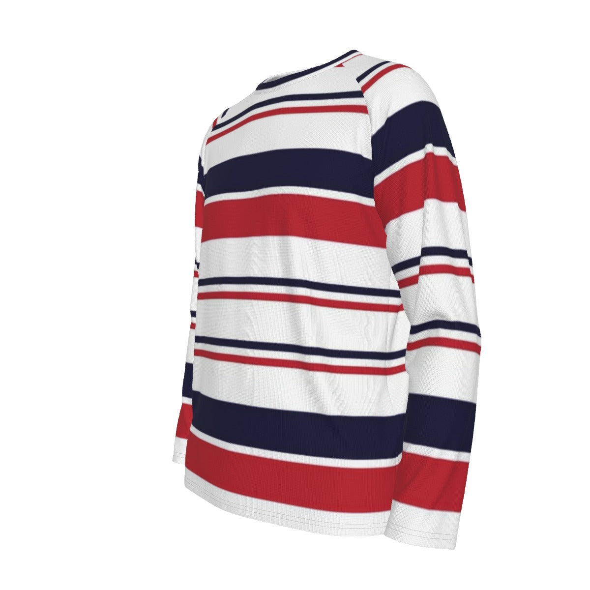 Red White and Navy Striped Long Sleeve Shirt – Timeless Coastal Classic