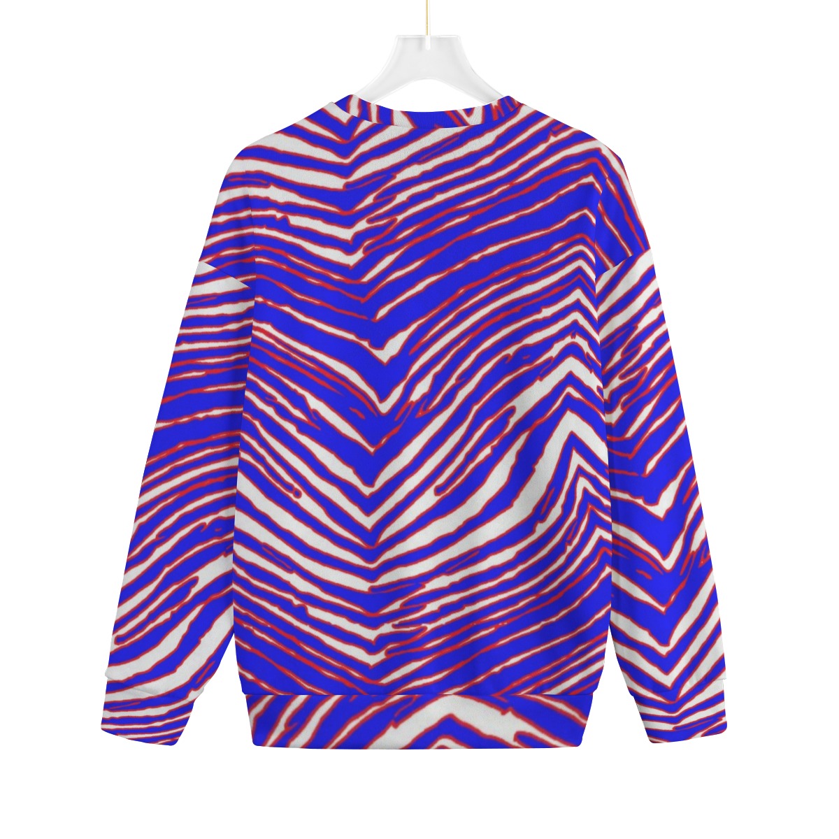 Buffalo Bills Zubaz Unisex Drop-shoulder Knitted Fleece Sweater
