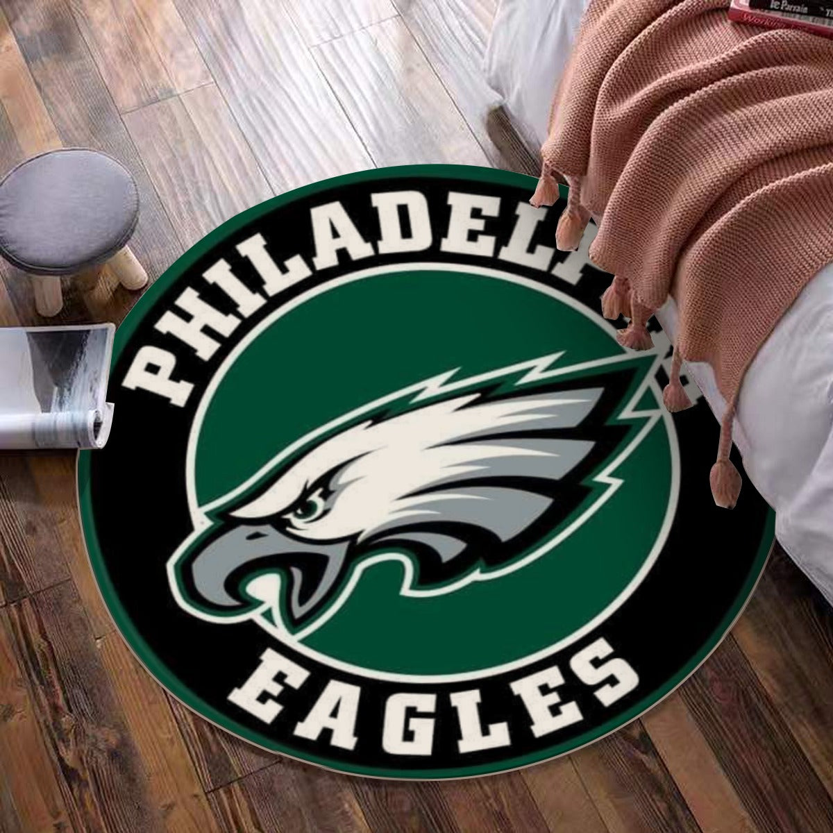 Philadelphia Football Game Day Foldable round mat