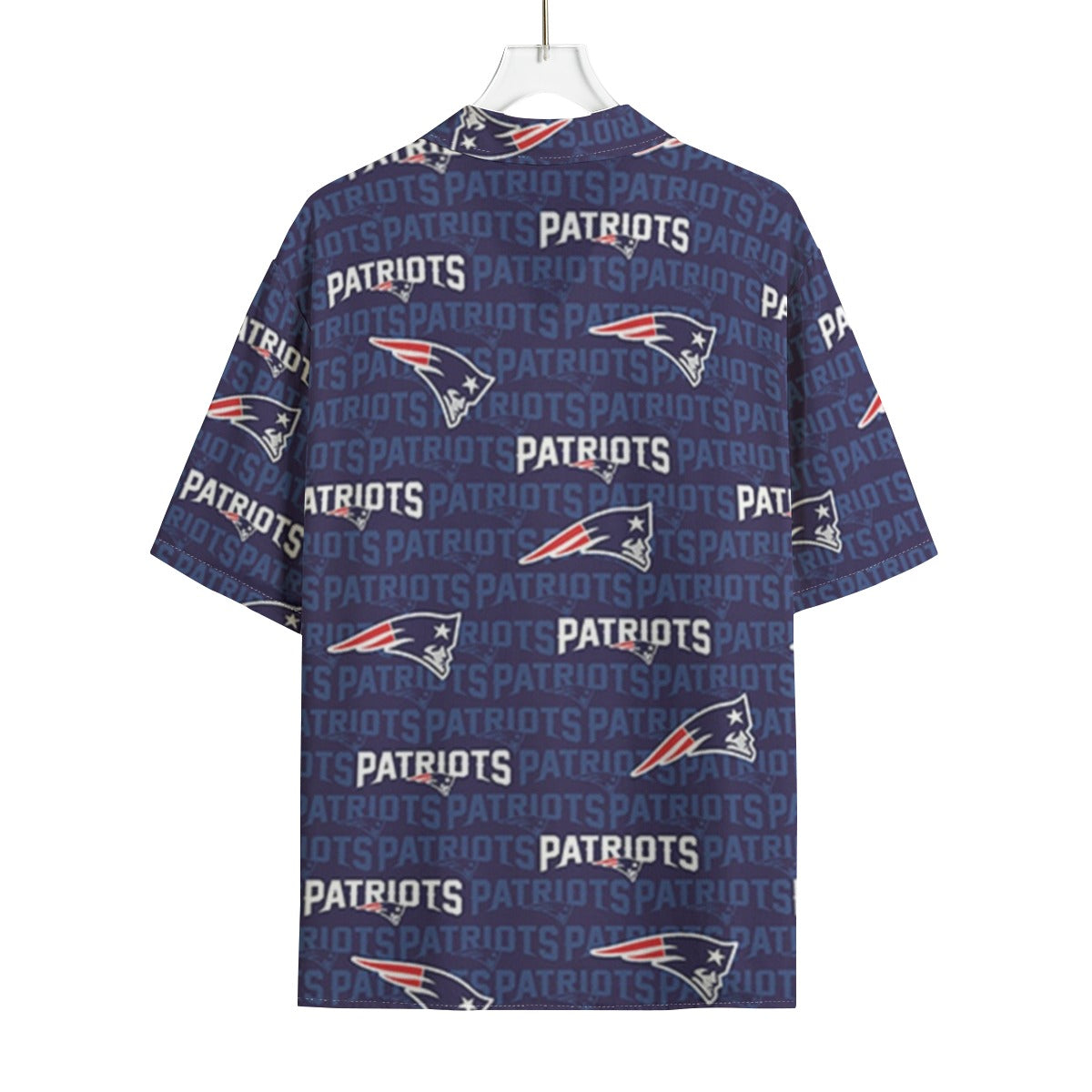 New England Football Game Day All-Over Print Men's Hawaiian Rayon Shirt | 115GSM Rayon