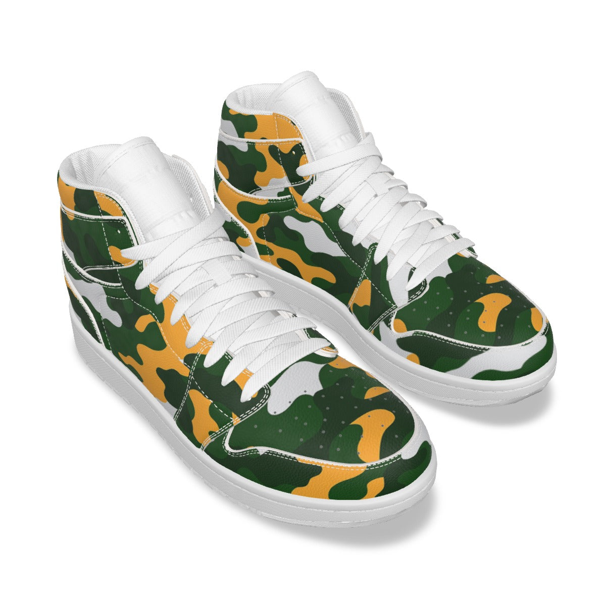 Green Bay Football Game Day Men's Synthetic Leather Stitching Shoes