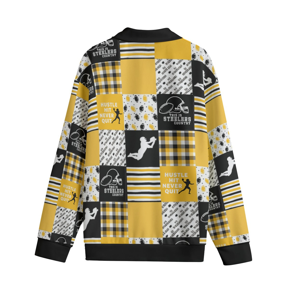 Pittsburgh Steelers Unisex Lapel Collar Sweater