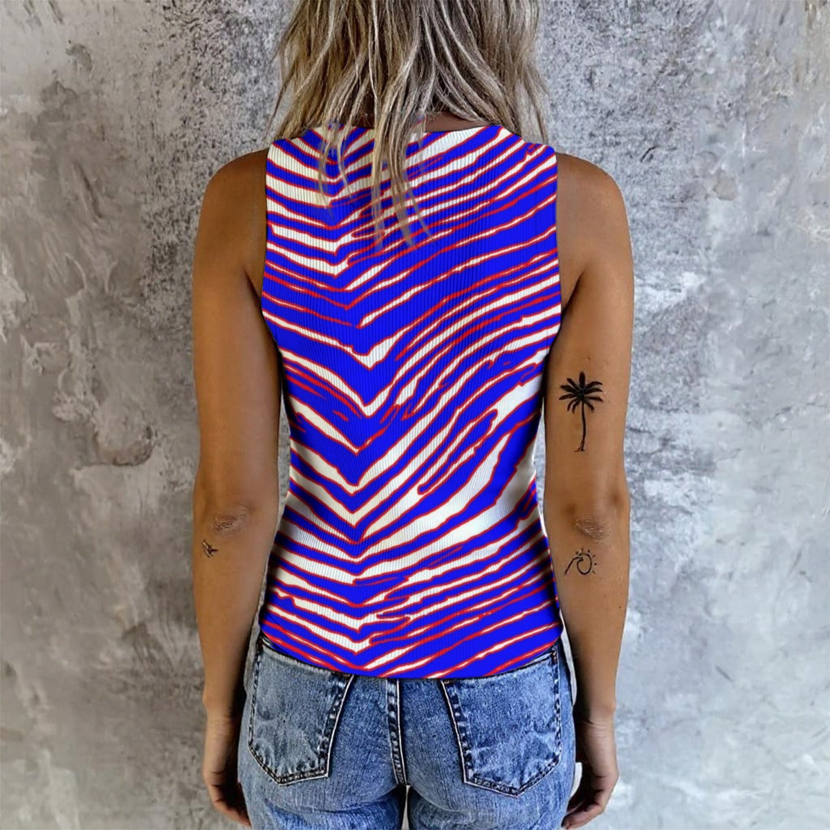 Buffalo Bills Zubaz Women's Button Vest
