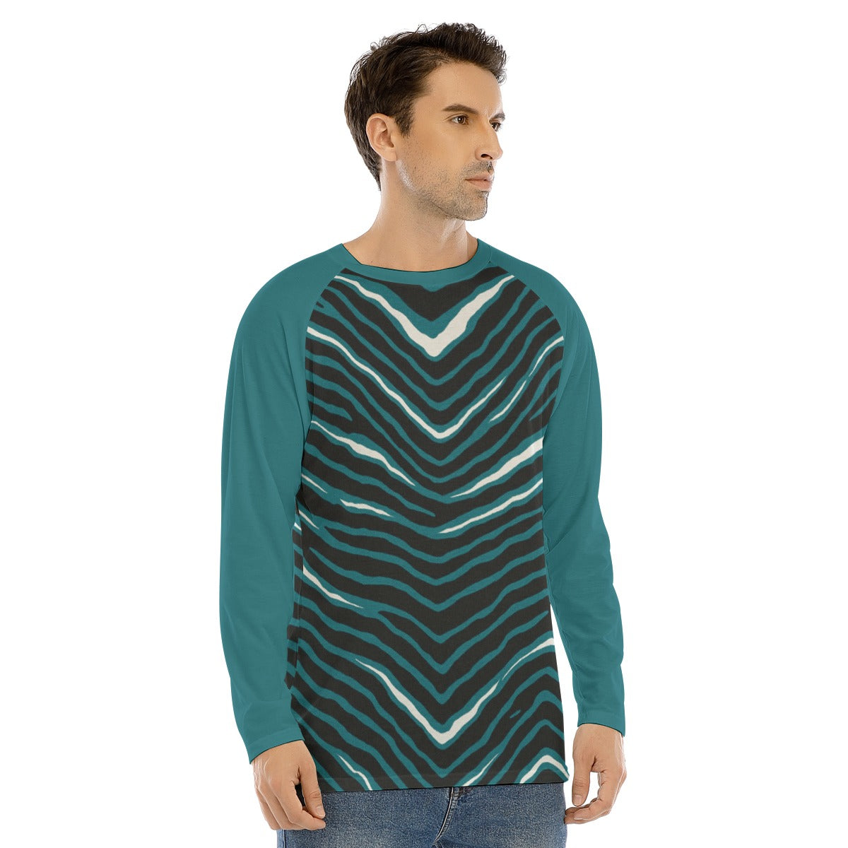 Philadelphia Football Game Day All-Over Print Men's Long Sleeve T-shirt With Raglan Sleeve