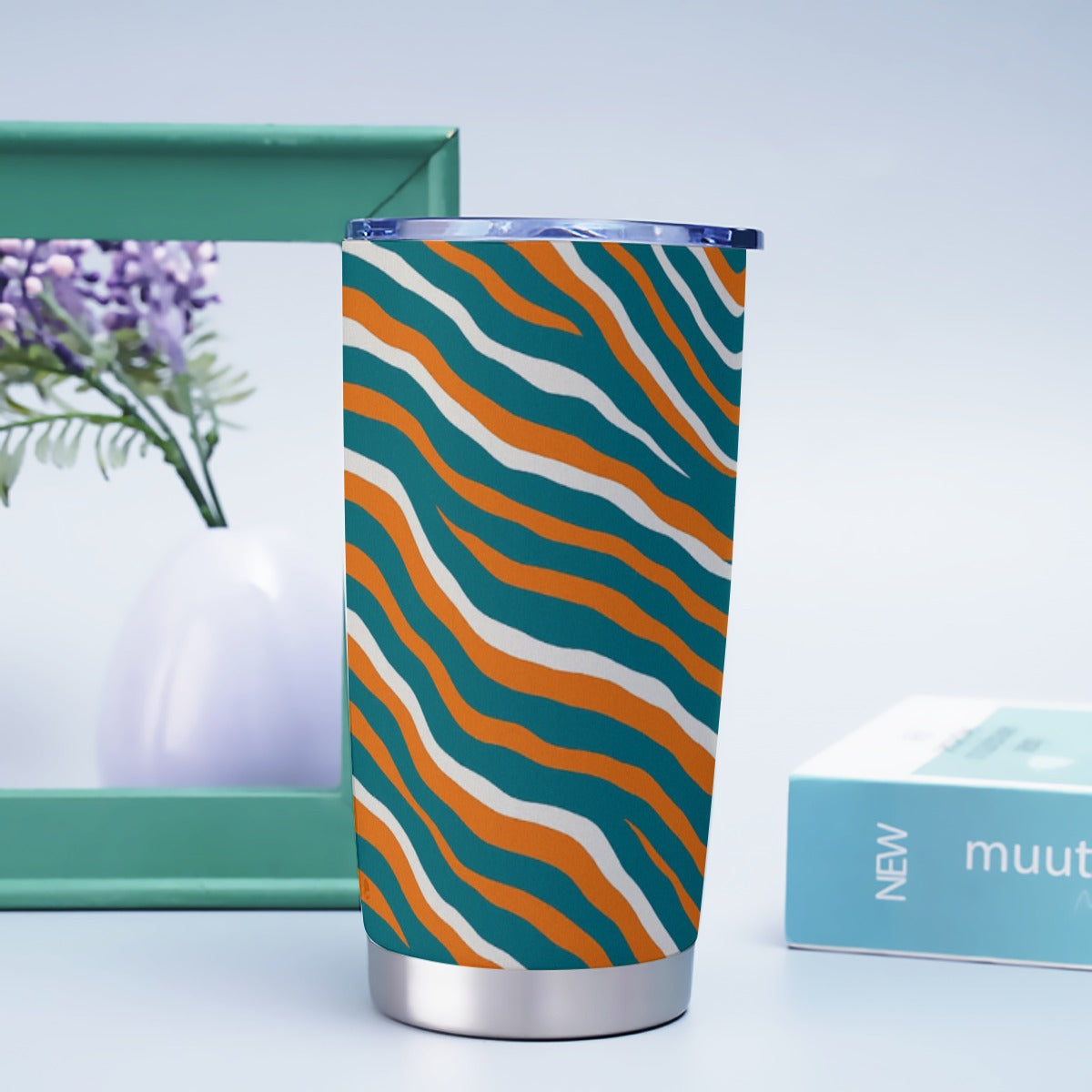 Miami Football Game Day Tumbler 20oz