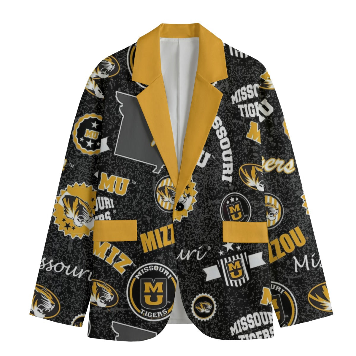 Missouri - Tigers Suit Flat Lapel Collar Blazer