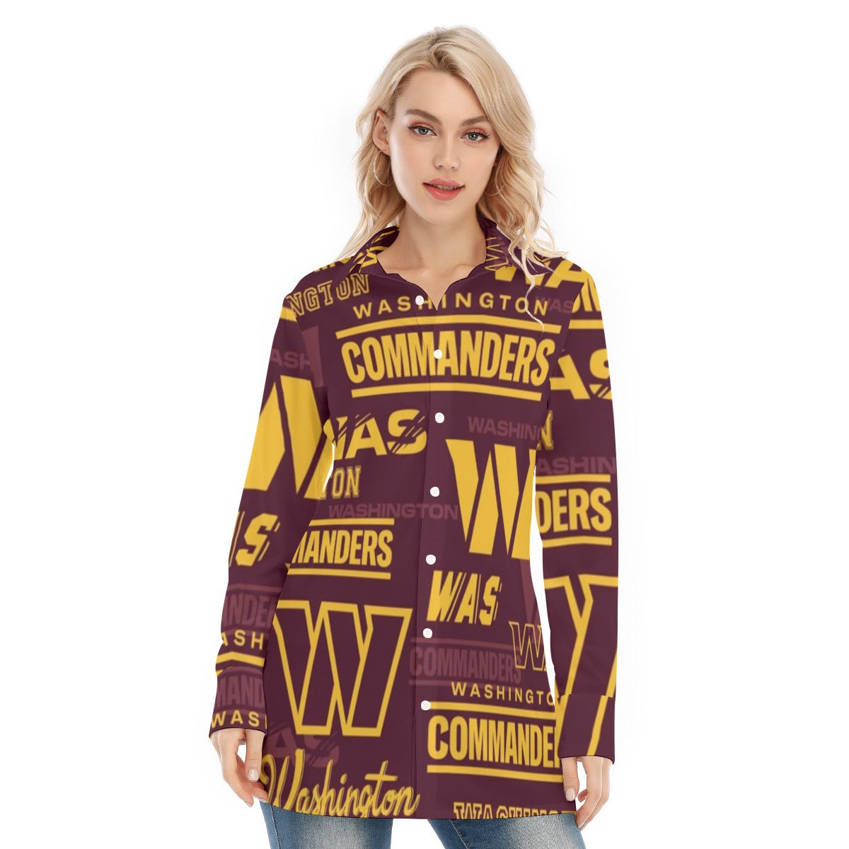 Washington Commanders Women's Long Shirt