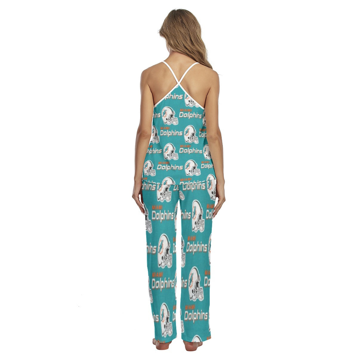 Miami Football Game Day All-Over Print Women's Cami Pajamas Set