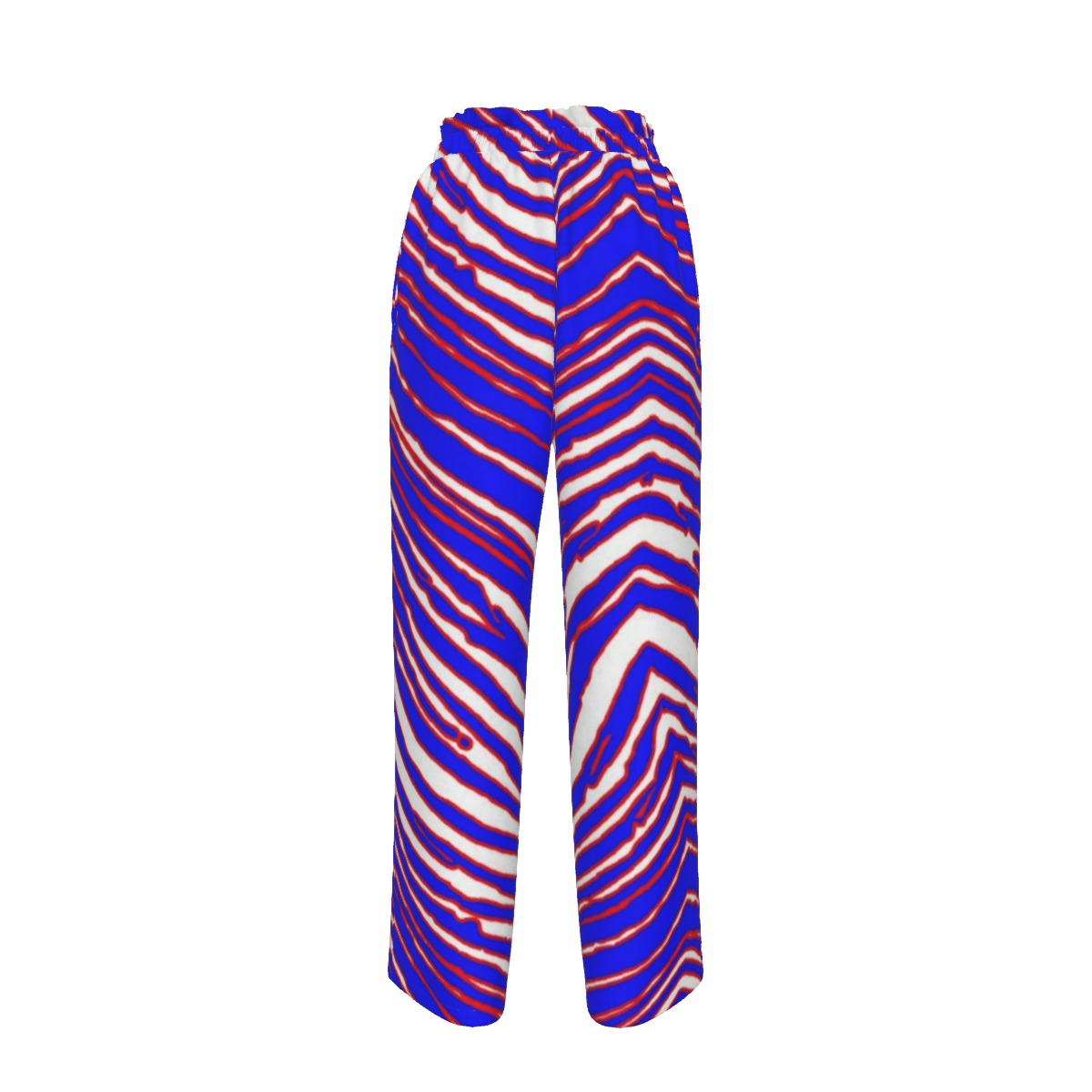 Buffalo Bills Zubaz Women's Faux Silk Wide-Leg Pants