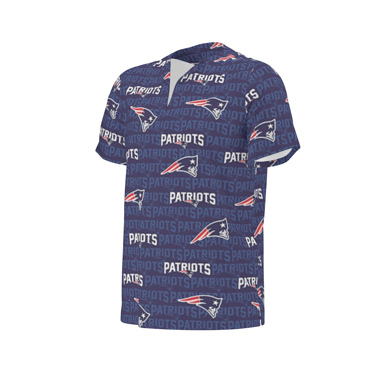 New England Football Game Day All-Over Print Men's African Dashiki Shirt