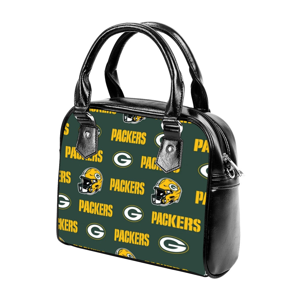 Green Bay Football Game Day Handbag With Single Shoulder Strap