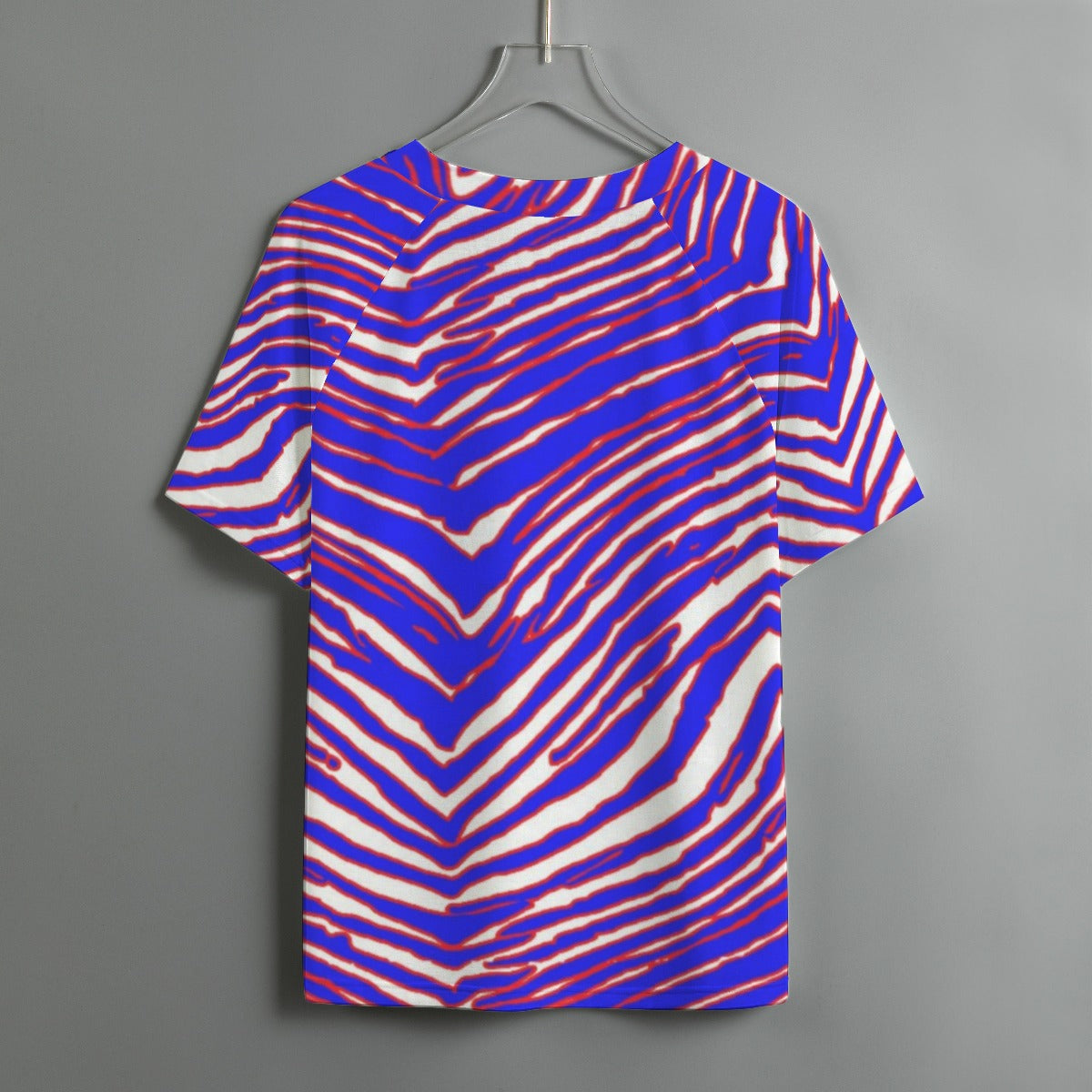 Buffalo Bills Zubaz Women's V-neck T-shirt With Short Sleeve