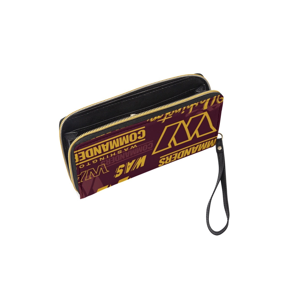 Washington Commanders Long Wallet With Black Hand Strap