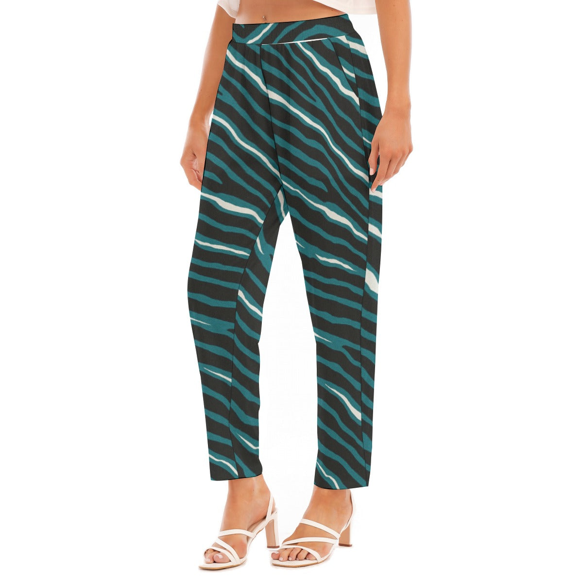 Philadelphia Football Game Day All-Over Print Women's Loose Straight-leg Pants