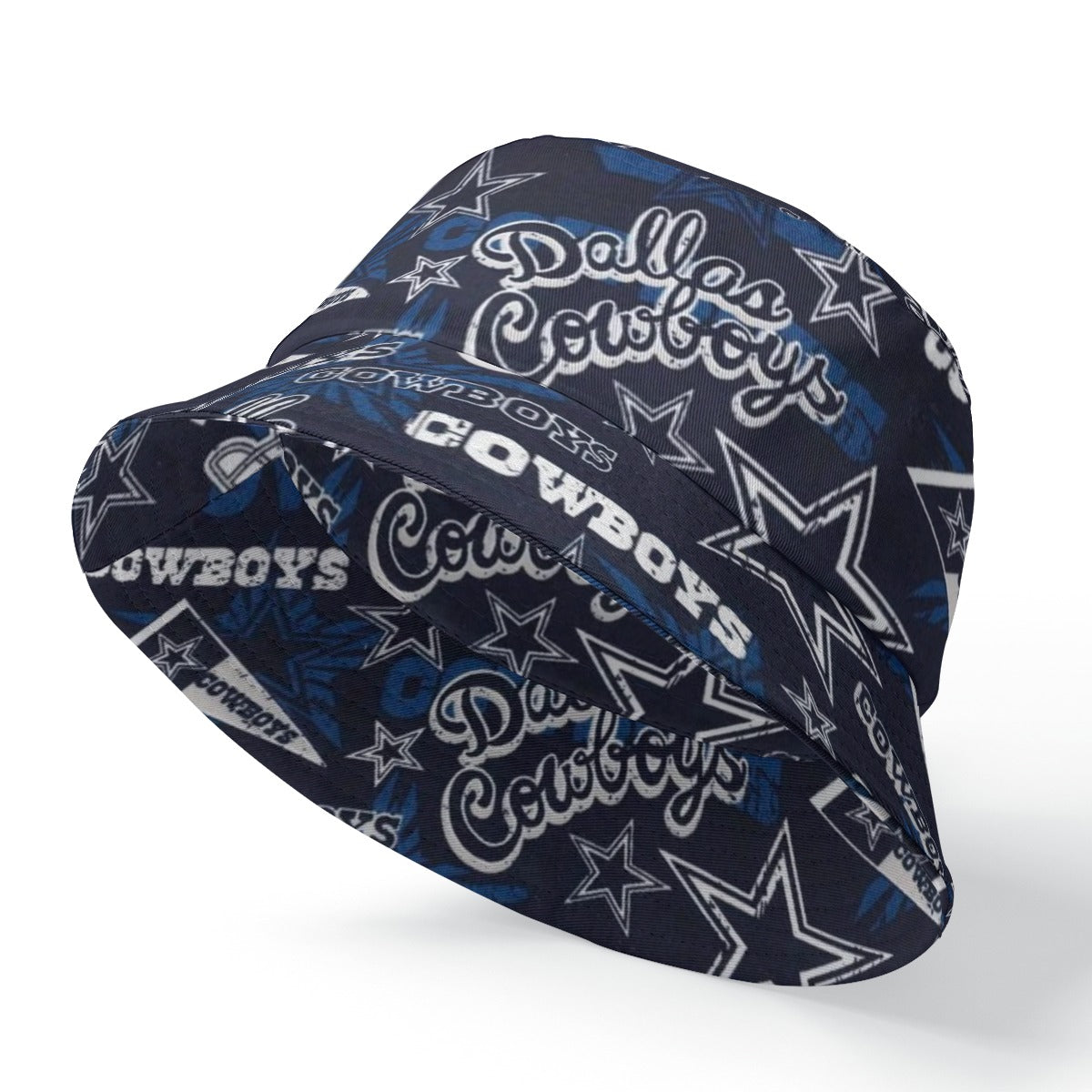 Urban Legend navy Dallas Cowboys Double-Side Printing Bucket Hat