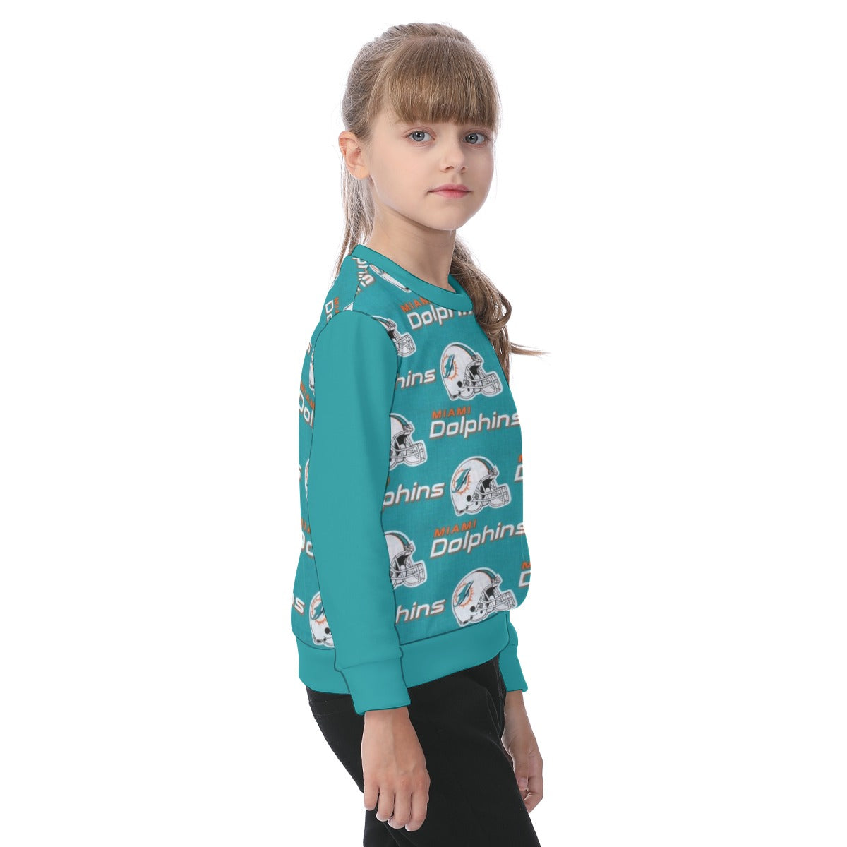 Miami Football Game Day All-Over Print Kid's Heavy Fleece Sweatshirt